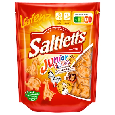 Lorenz Saltletts Junior Farm Crackers 150g