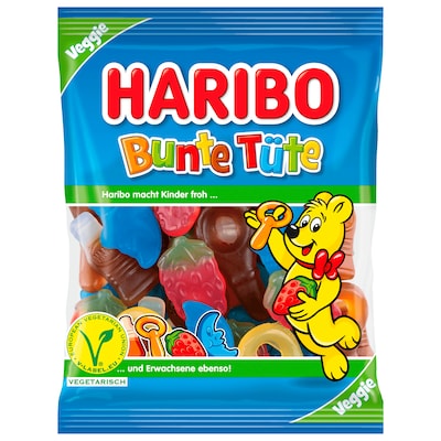 Haribo Bunte Zak Vegetarisch 175g
