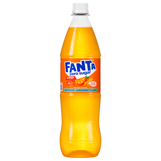 Fanta Sinaasappel Zero 1L